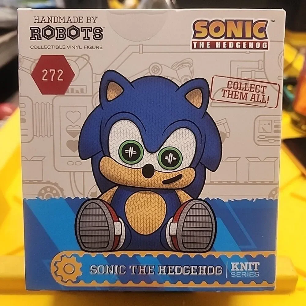 New Handmade by Robots Sonic the Hedgehog Knit Series 272 Vinyl Figure Sealed